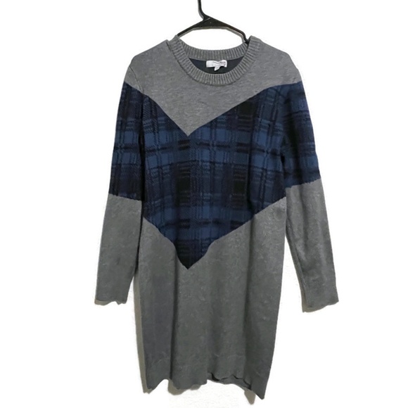 Thakoon Collective Rent The Runway Plaid Tunic Dress SZ L - Picture 5 of 7